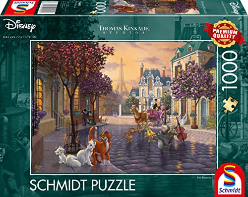 schmidt-spiele-thomas-kinkade-disney-aristocats-puzzle-1000t image 3