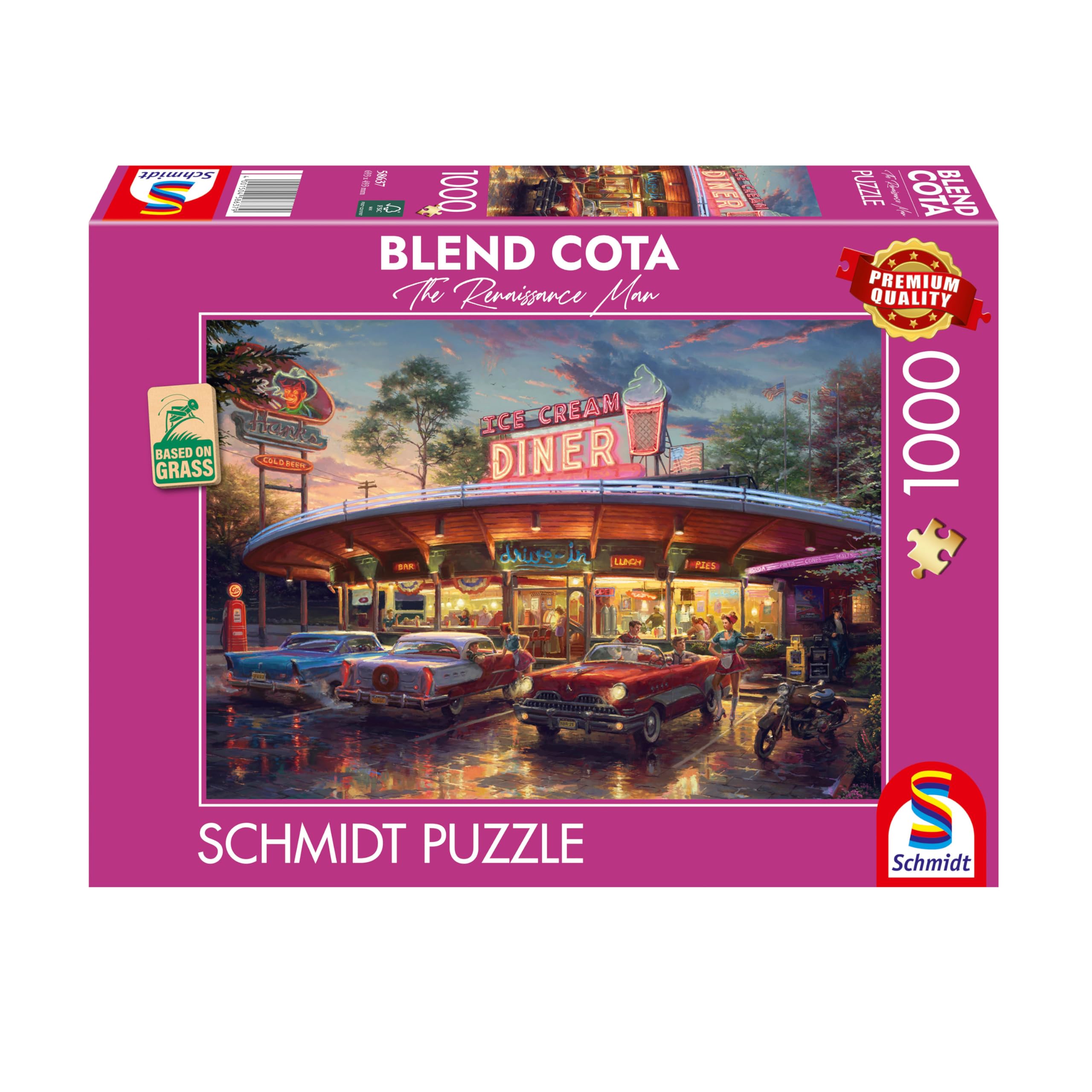schmidt-spiele-58637-american-diner-puzzle-1000-teile-ab-12-jahren image 4