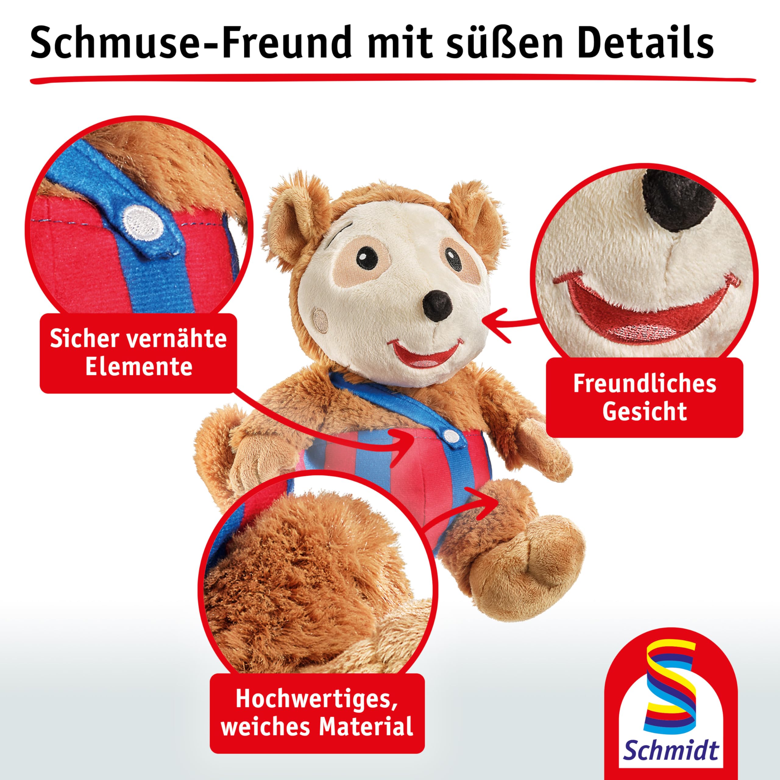 schmidt-spiele-bobo-siebenschl-fer-pl-schfigur-35-cm-braun image 2