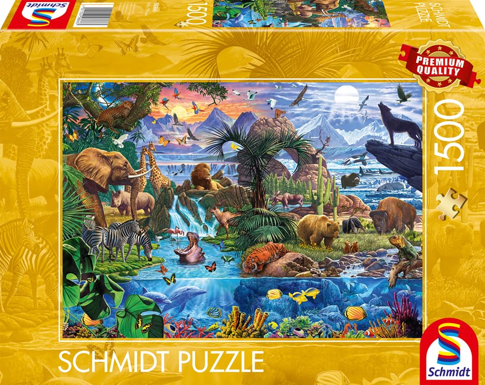 schmidt-spiele-58866-panorama-der-tierwelt-puzzle-1500-teile image 4