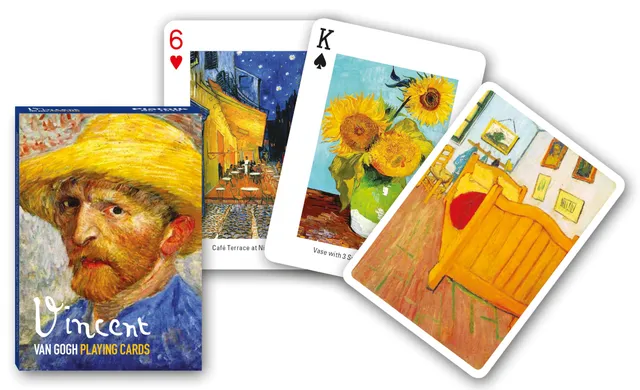 piatnik-vincent-van-gogh-kartenspiel-55-blatt-vintage image 1