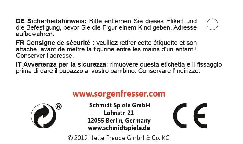 schmidt-spiele-sorgenfresser-fips-pl-sch-23-cm-klein-ab-0-jahre image 4