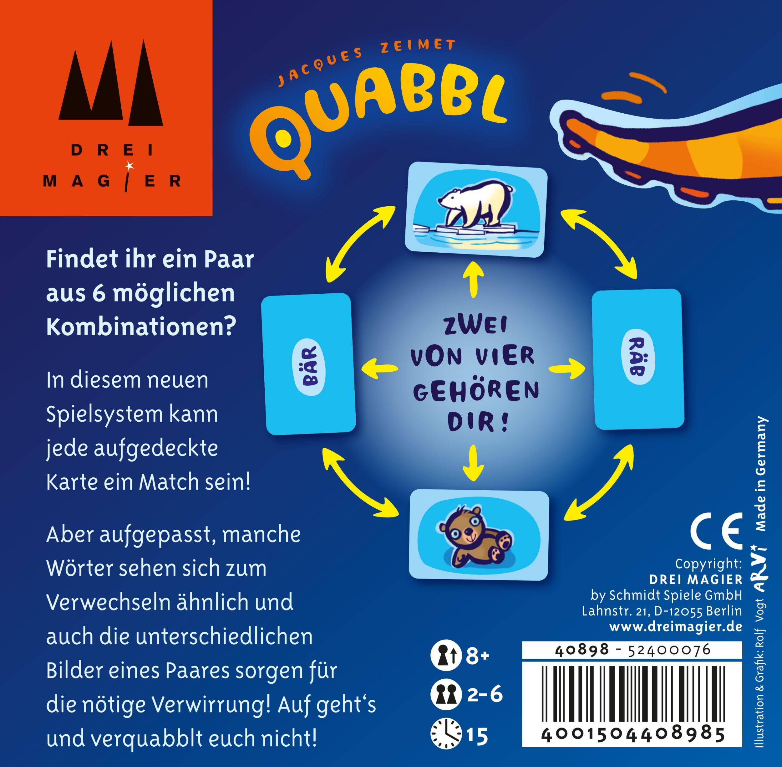 schmidt-spiele-quabbl-40898-kartenspiel-2-6-spieler-ab-8 image 2