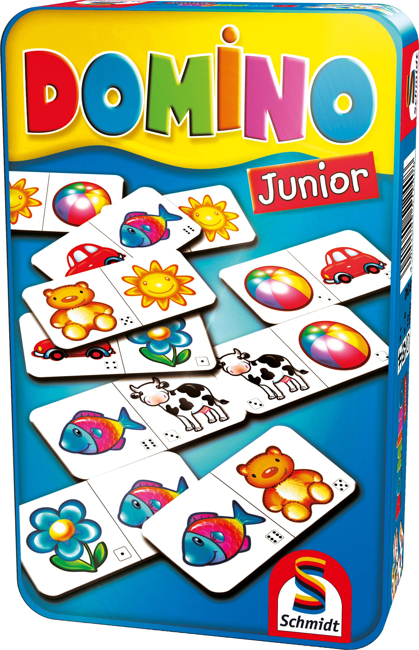 schmidt-spiele-51240-domino-junior-mitbringspiel-metalldose-ab-3 image 1