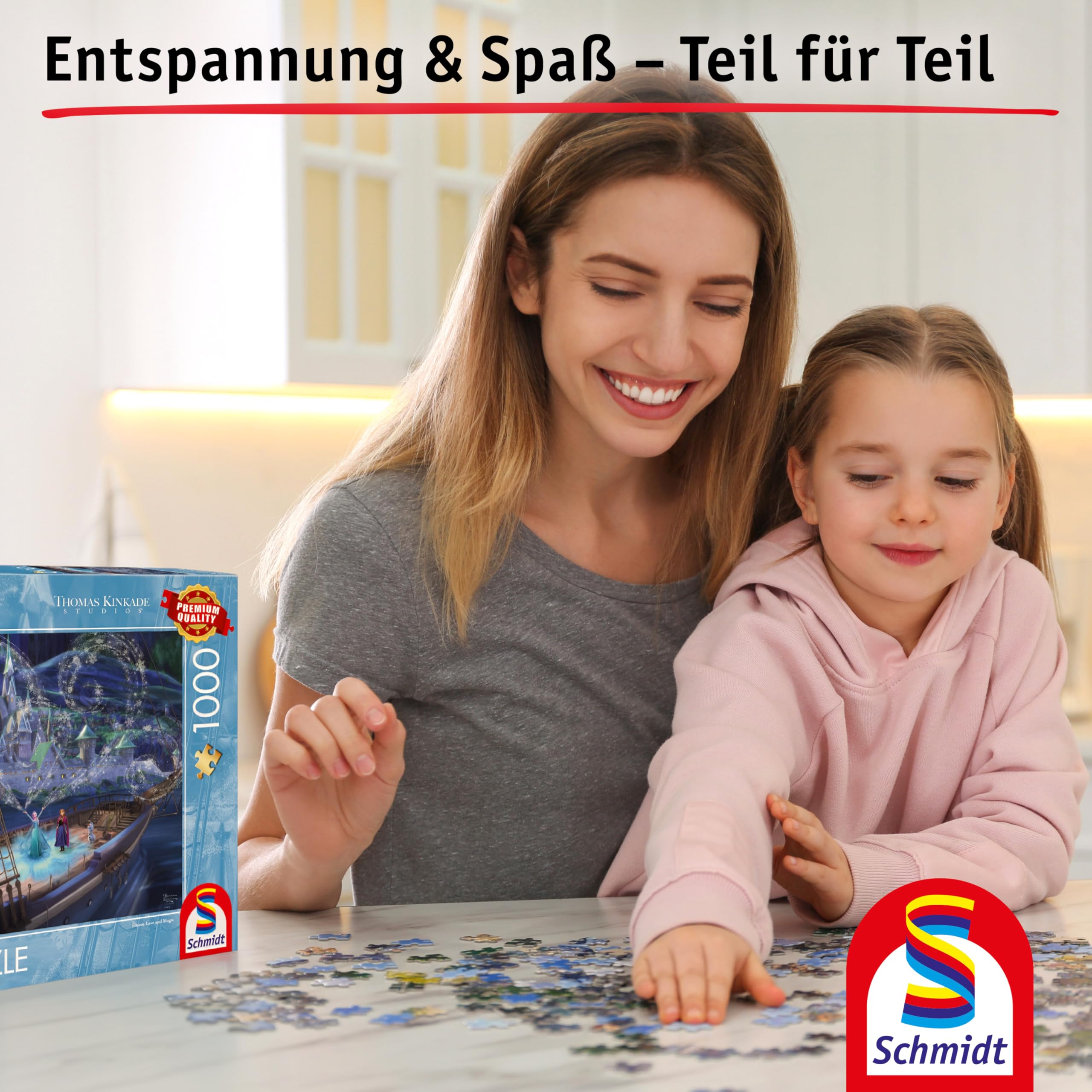 schmidt-spiele-thomas-kinkade-frozen-puzzle-1000-teile-love-and-magic image 8