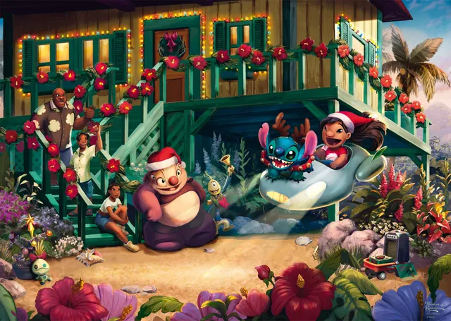 schmidt-58049-thomas-kinkade-lilo-stitch-puzzle-1000-teile image 1