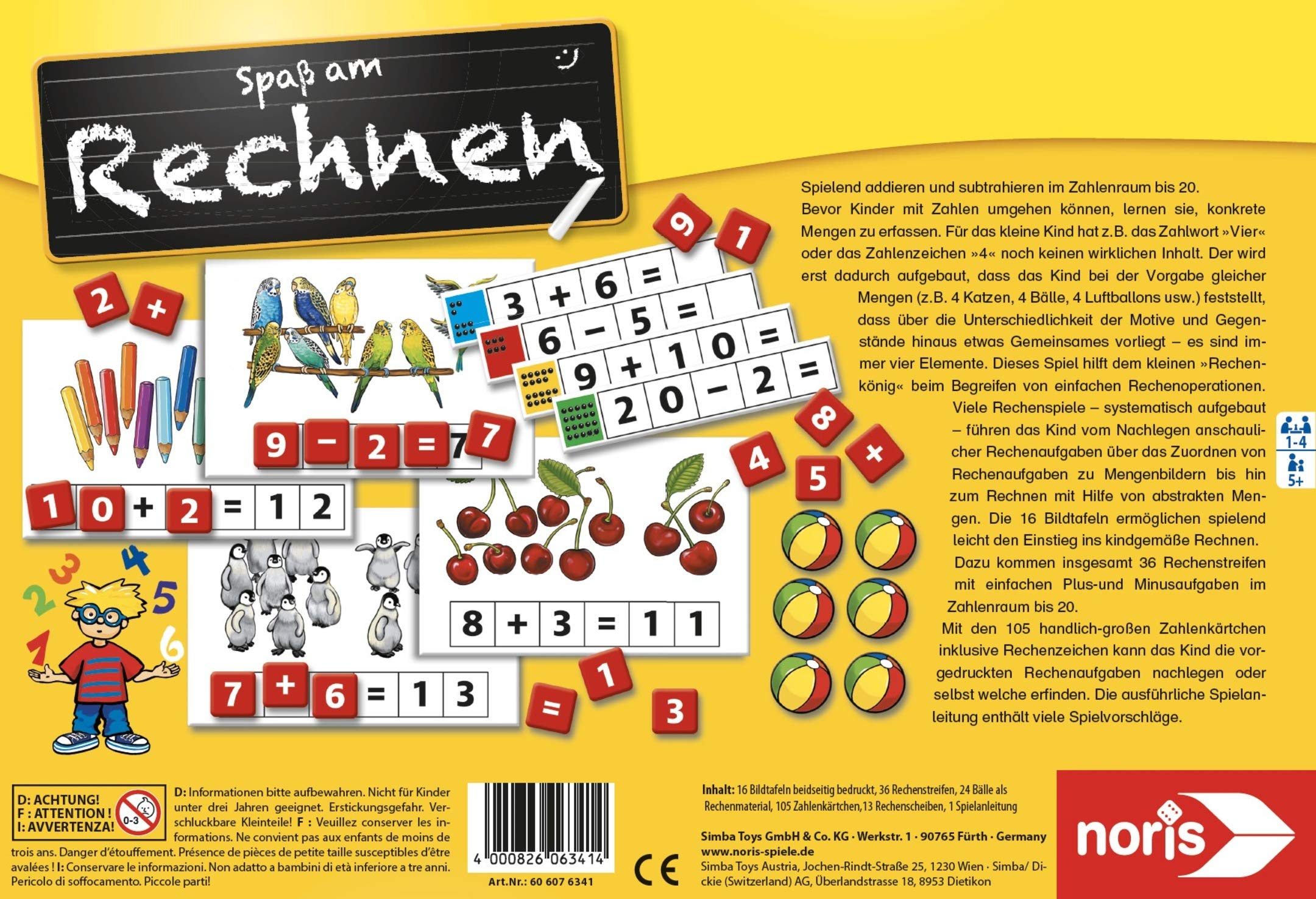 noris-spa-am-rechnen-lernspiel-zahlen-bildkarten image 2