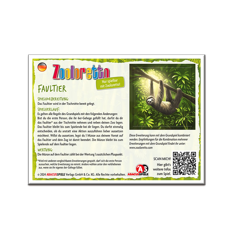 abacusspiele-zooloretto-faultier-erweiterung-goodie-brettspiel image 1