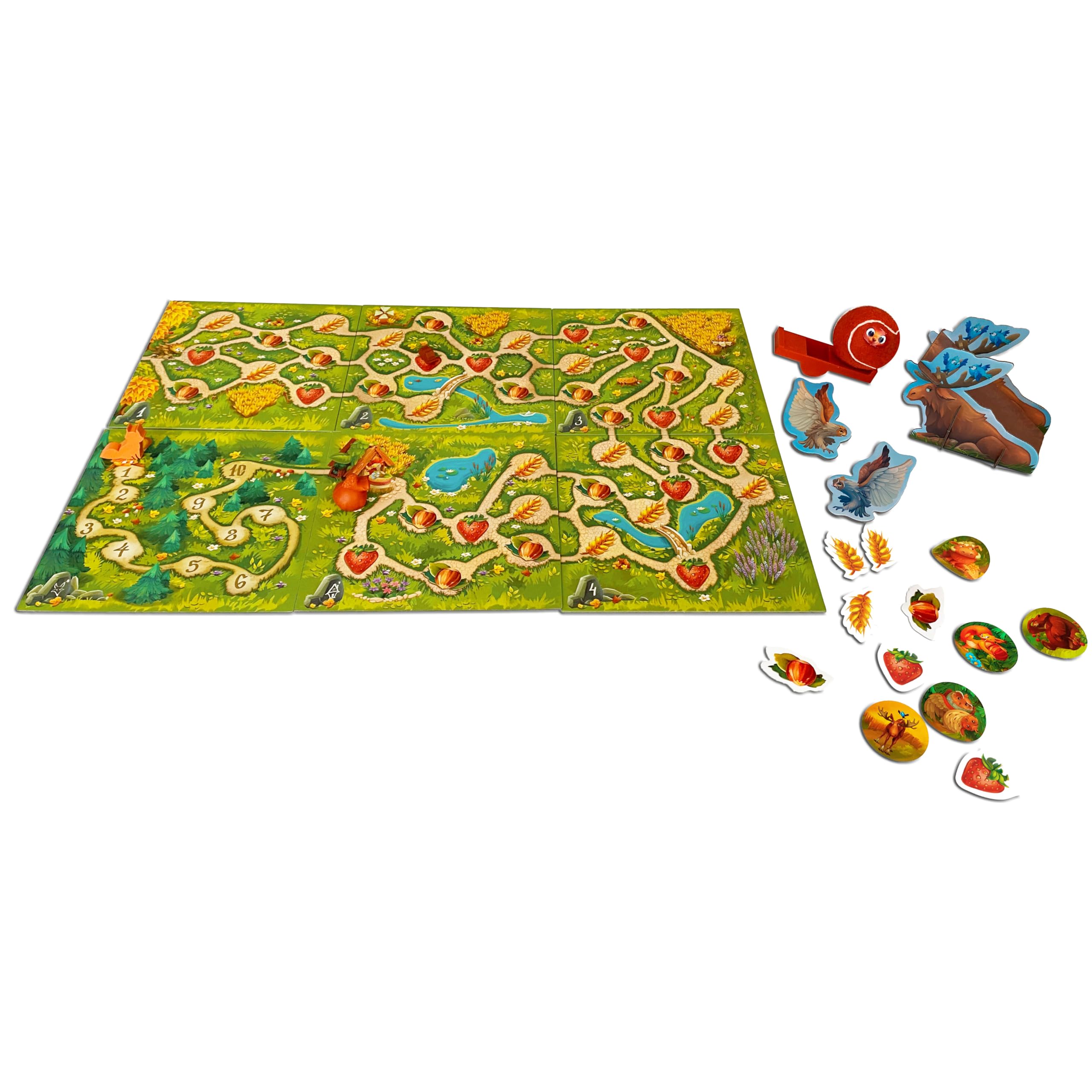 piatnik-speedy-roll-friends-brettspiel-igel-rennen-kooperativ image 3