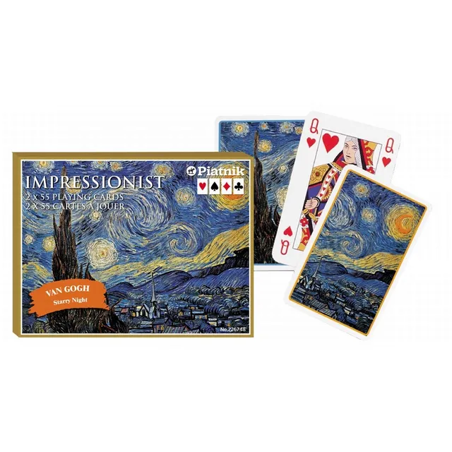 piatnik-2267-starry-night-spielkarten-doppelpack-canasta image 1