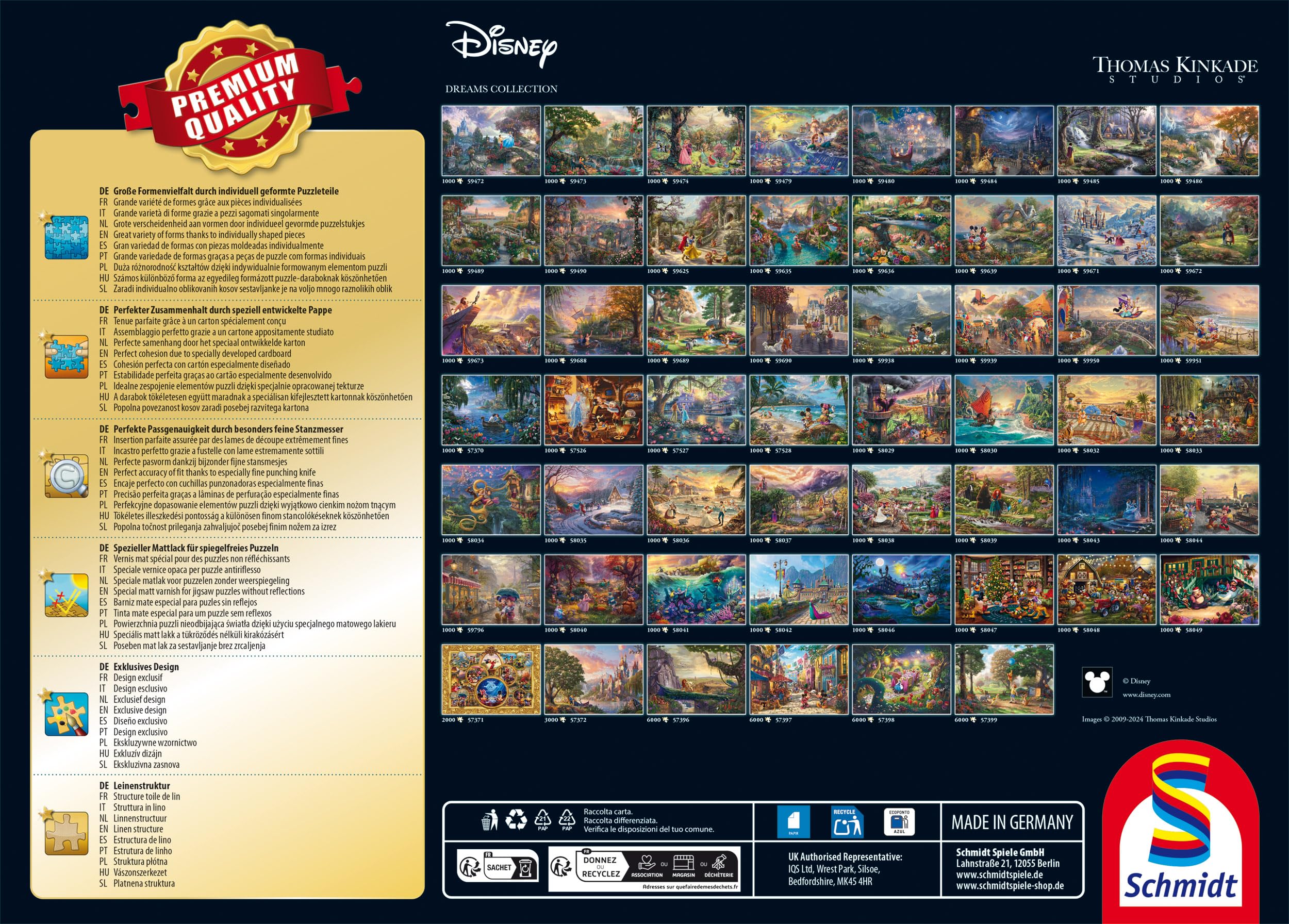 schmidt-thomas-kinkade-disney-fox-and-hound-58050-puzzle-1000-teile image 3