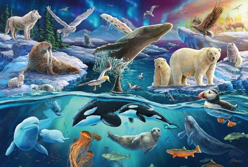 schmidt-spiele-thomas-kinkade-tiere-in-der-arktis-puzzle-150-teile-ab-7 image 6