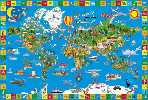 schmidt-spiele-deine-bunte-erde-kinderpuzzle-200-teile-ab-8 image 6