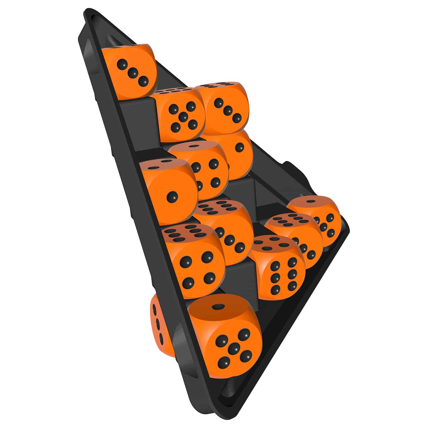abacusspiele-w-rfelpyramide-mini-orange-w-rfelbecher-spiel image 2