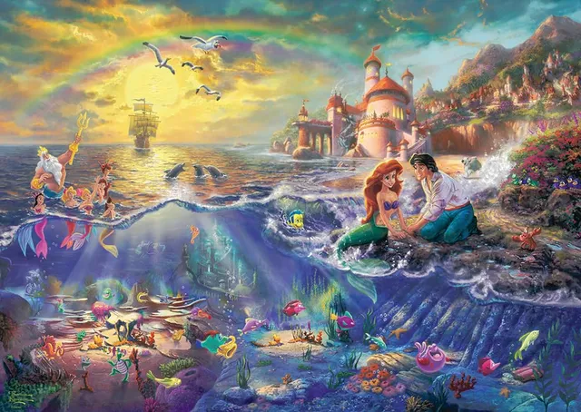 schmidt-spiele-thomas-kinkade-arielle-puzzle-1000-teile image 1