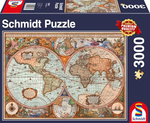 schmidt-thomas-kinkade-antike-weltkarte-puzzle-3000-teile image 6