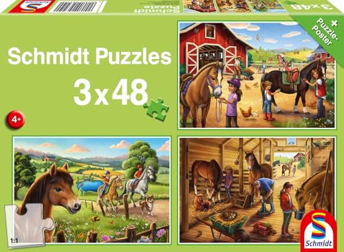 schmidt-meine-lieblingspferde-kinderpuzzle-3x48-teile-ab-4-j image 7