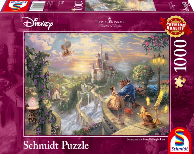 schmidt-thomas-kinkade-disney-sch-ne-und-biest-puzzle-1000-teile image 1