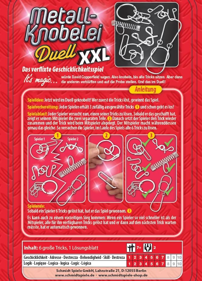 schmidt-spiele-51234-metall-knobelei-xxl-mitbringspiel-metalldose image 4