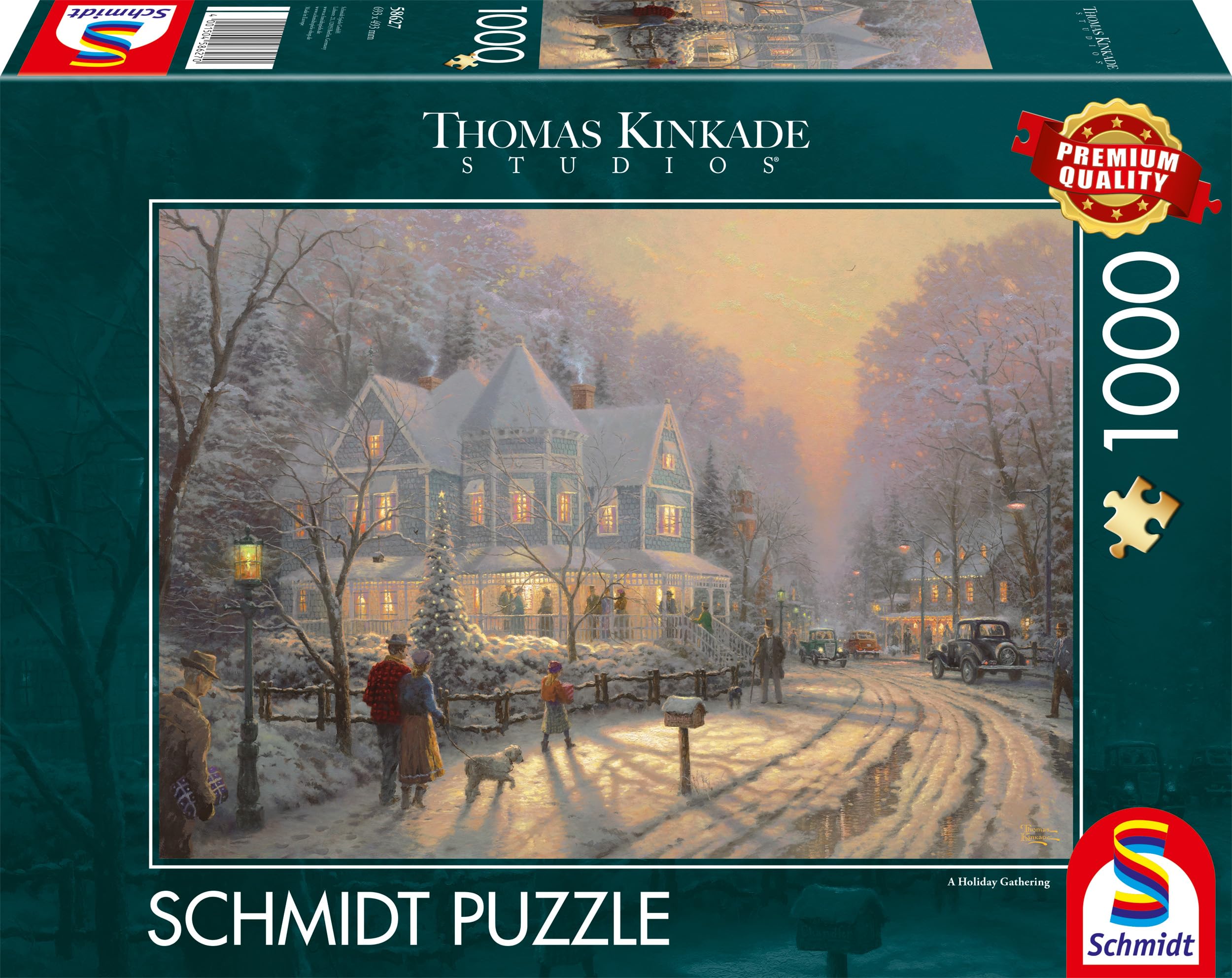 schmidt-spiele-thomas-kinkade-feierliche-weihnachtstage-puzzle-1000-teile image 4