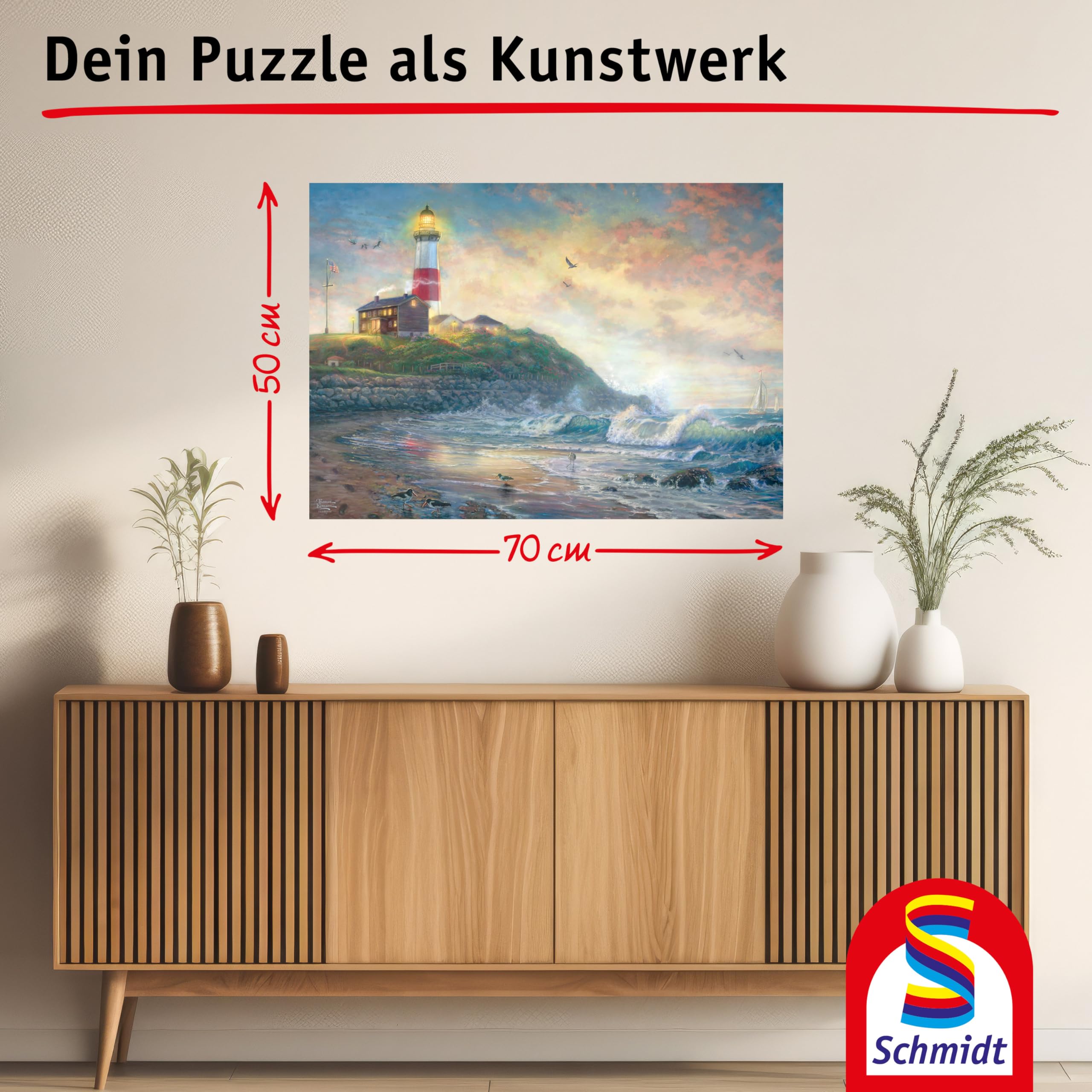 schmidt-spiele-thomas-kinkade-58797-leuchtturm-puzzle-1000teile image 7