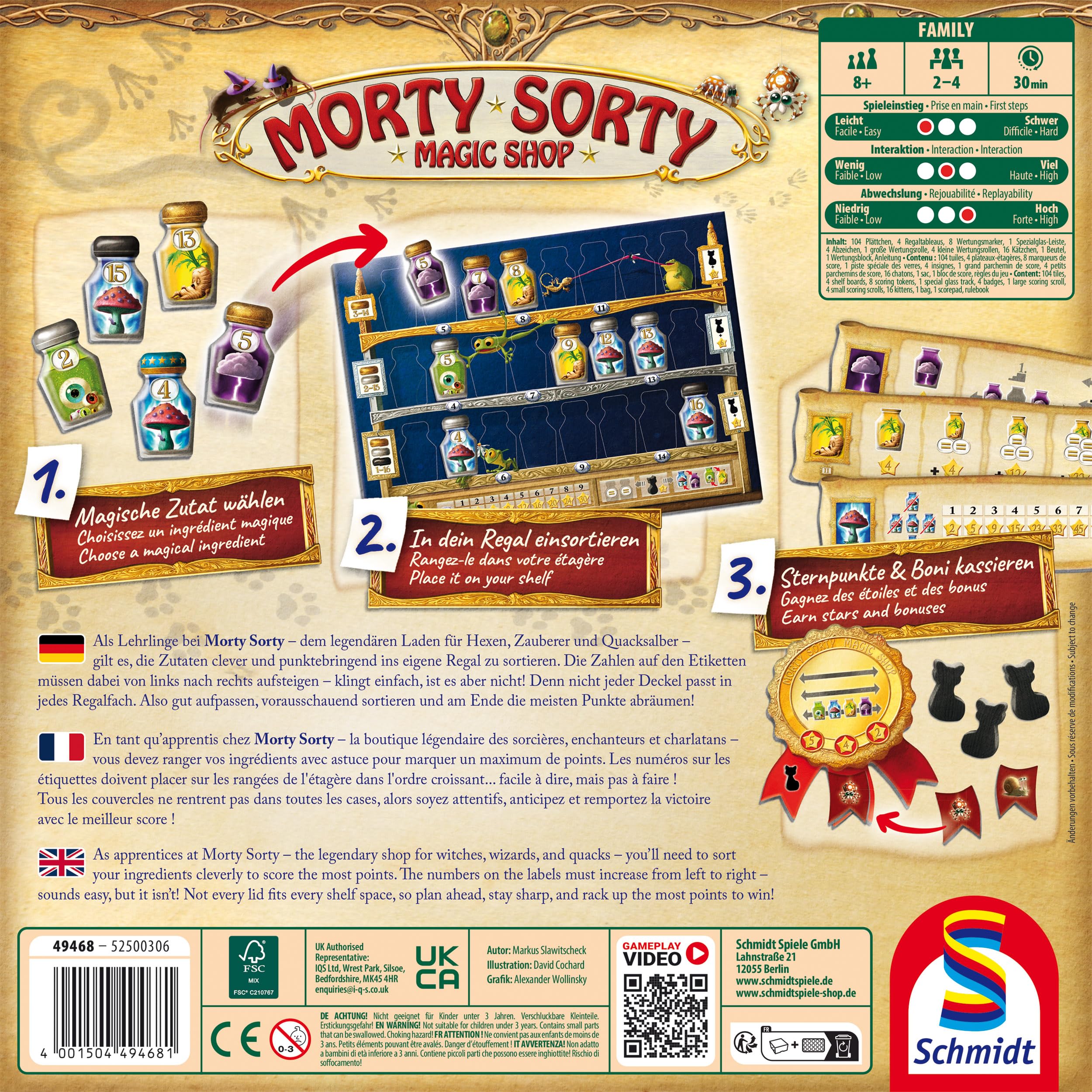 schmidt-spiele-classic-line-49468-morty-sorty-magic-shop-familienspiel image 2
