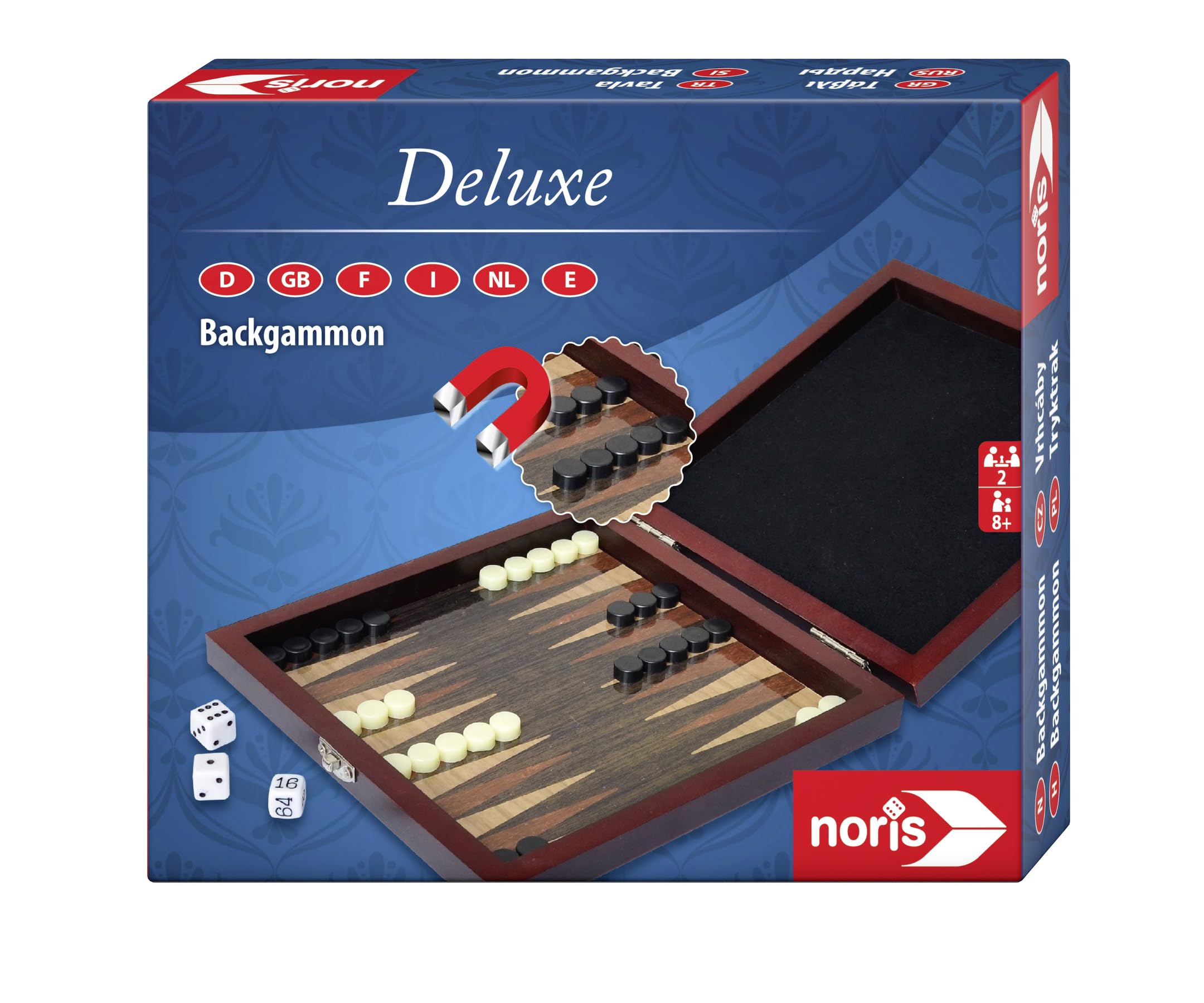 noris-deluxe-backgammon-reisespiel-magnetisch-holz-box image 1