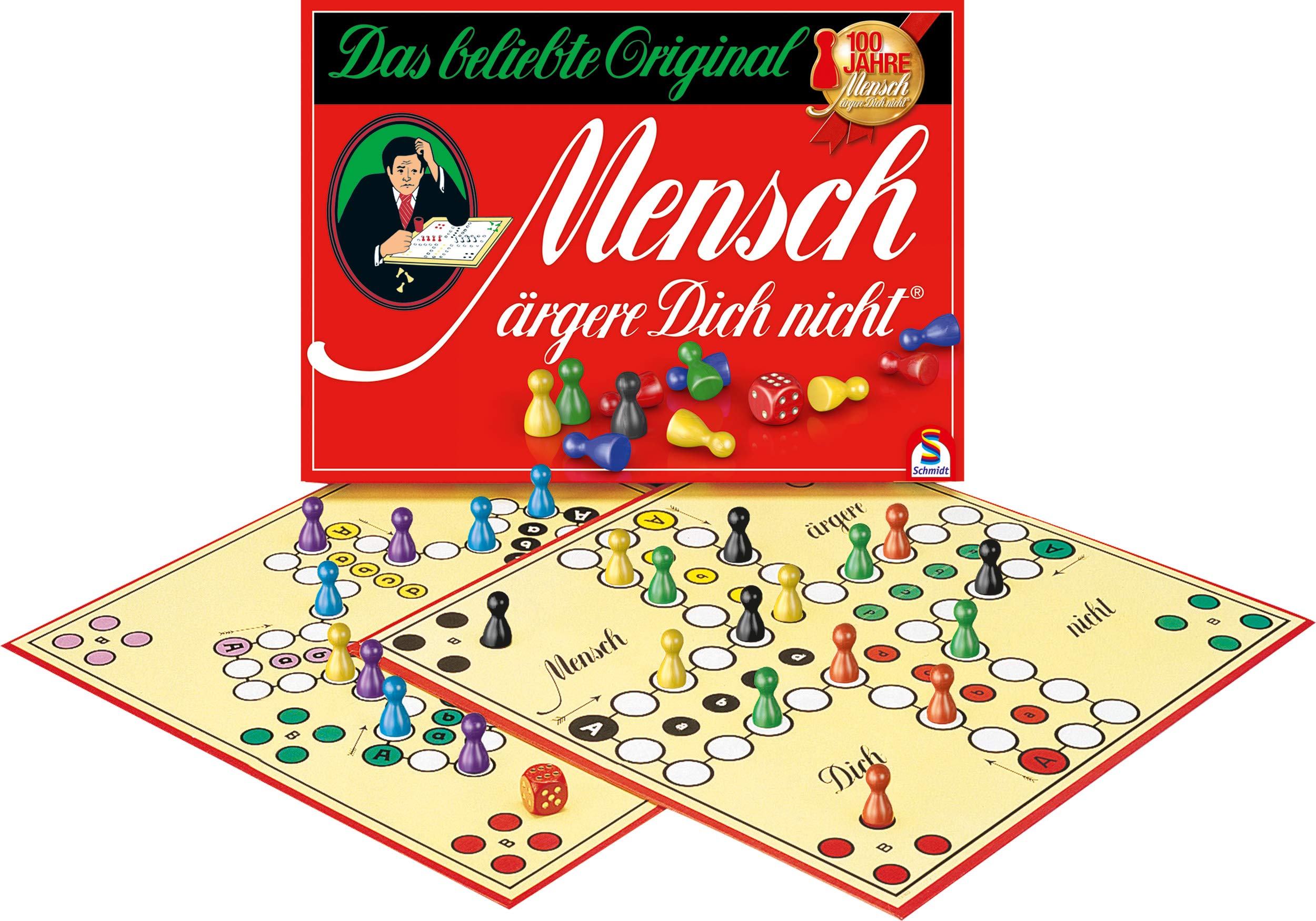 schmidt-spiele-mensch-rgere-dich-nicht-49020-brettspiel-jubil-umsausgabe-holz image 3