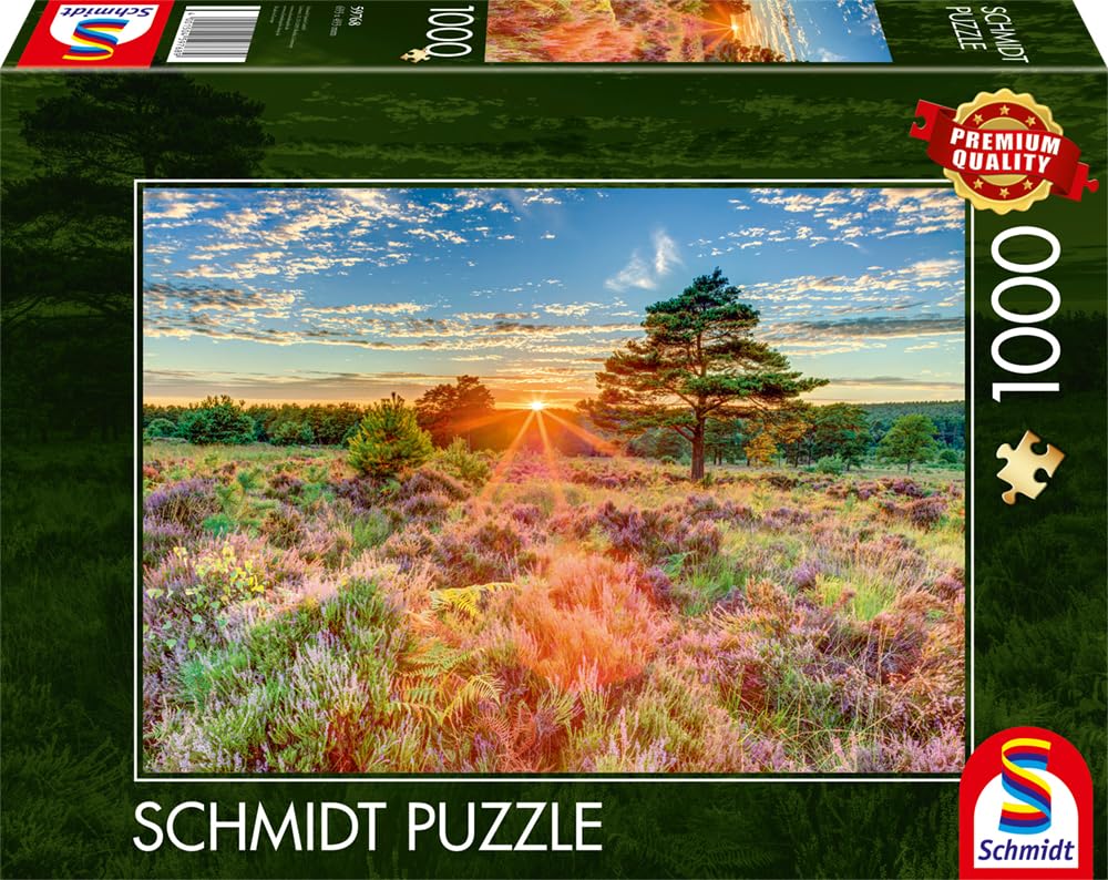 schmidt-59768-heide-im-sonnenuntergang-puzzle-1000-teile-69-3x49-3 image 4
