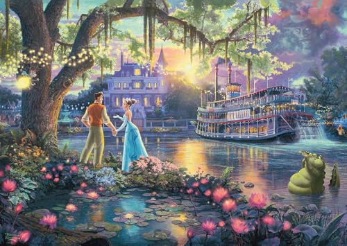 schmidt-thomas-kinkade-57527-disney-puzzle-1000-teile-frosch image 7