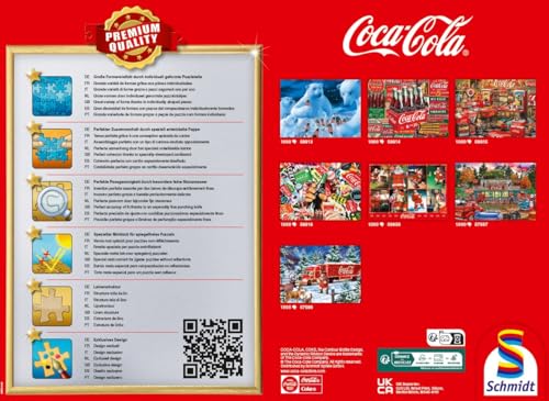 schmidt-spiele-59915-coca-cola-nostalgie-shop-1000-teile-puzzle image 8