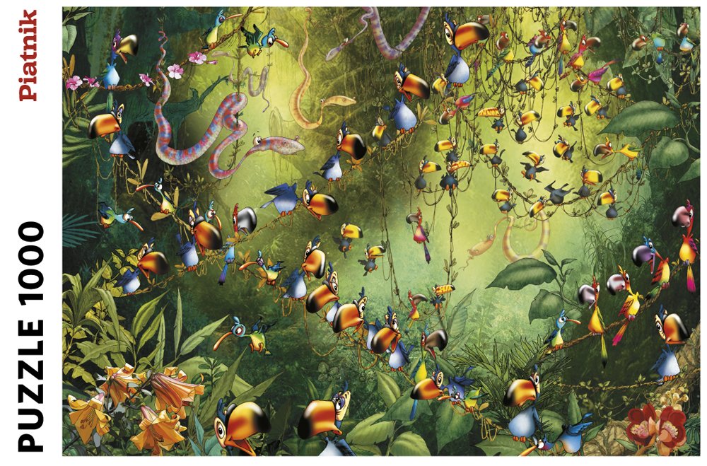 piatnik-5491-tukan-im-dschungel-puzzle-1000-teile image 2
