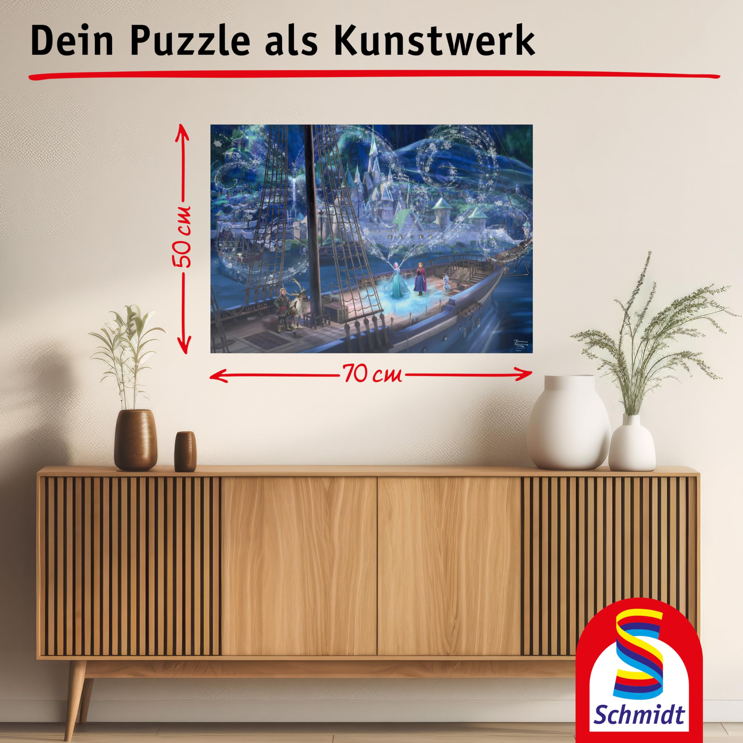 schmidt-spiele-thomas-kinkade-frozen-puzzle-1000-teile-love-and-magic image 7