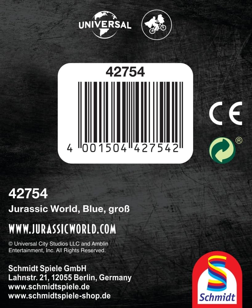 schmidt-spiele-sorgenfresser-jurassic-world-blue-pl-sch-48-cm image 2