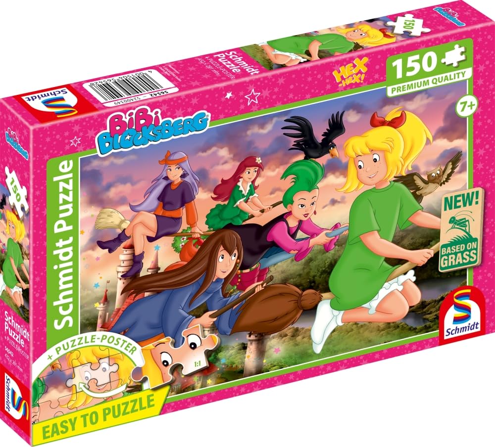 schmidt-bibi-blocksberg-hexenrennen-puzzle-150-teile-ab-7-j image 5