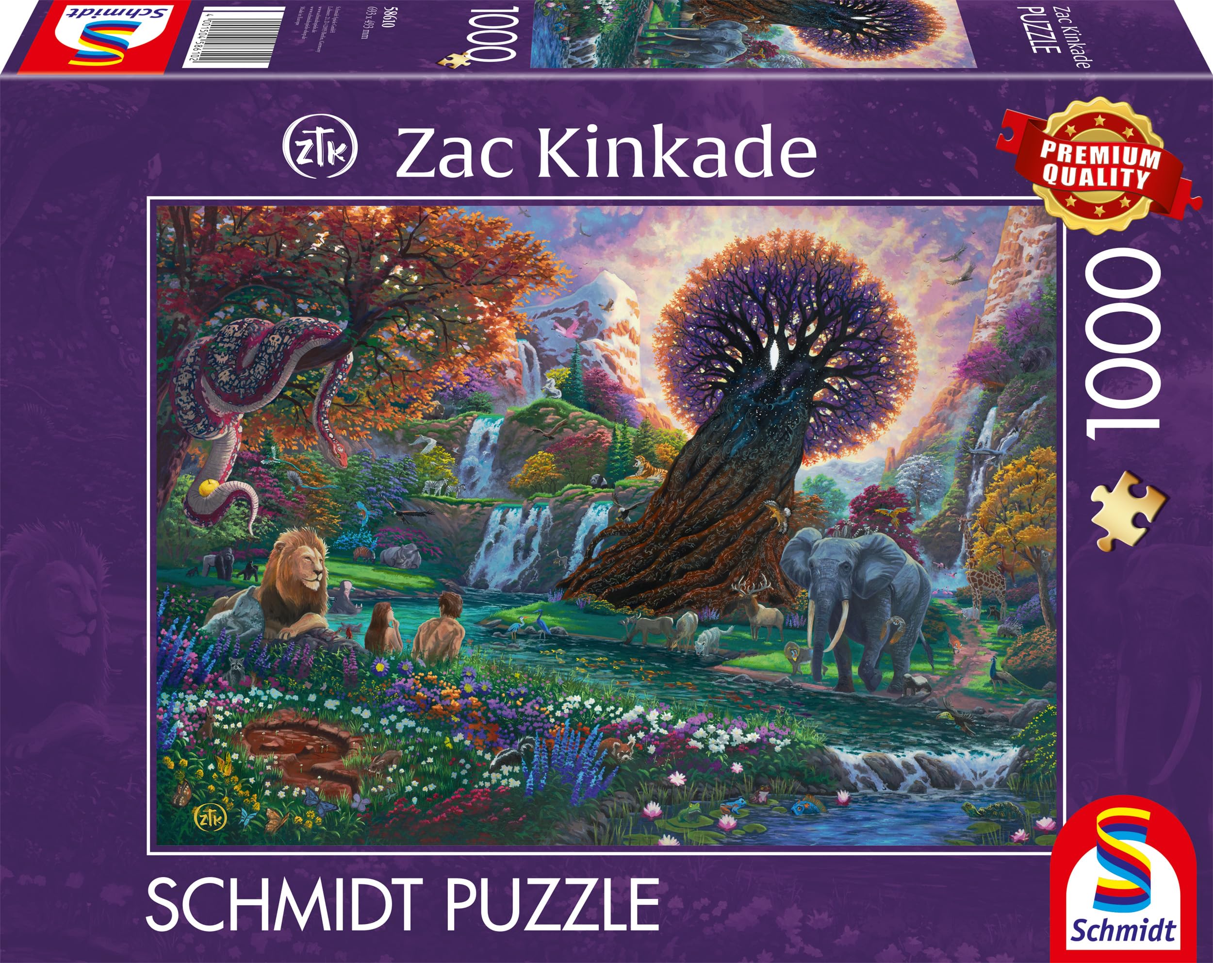 schmidt-spiele-thomas-kinkade-garten-eden-1000-teile-puzzle-matt image 3