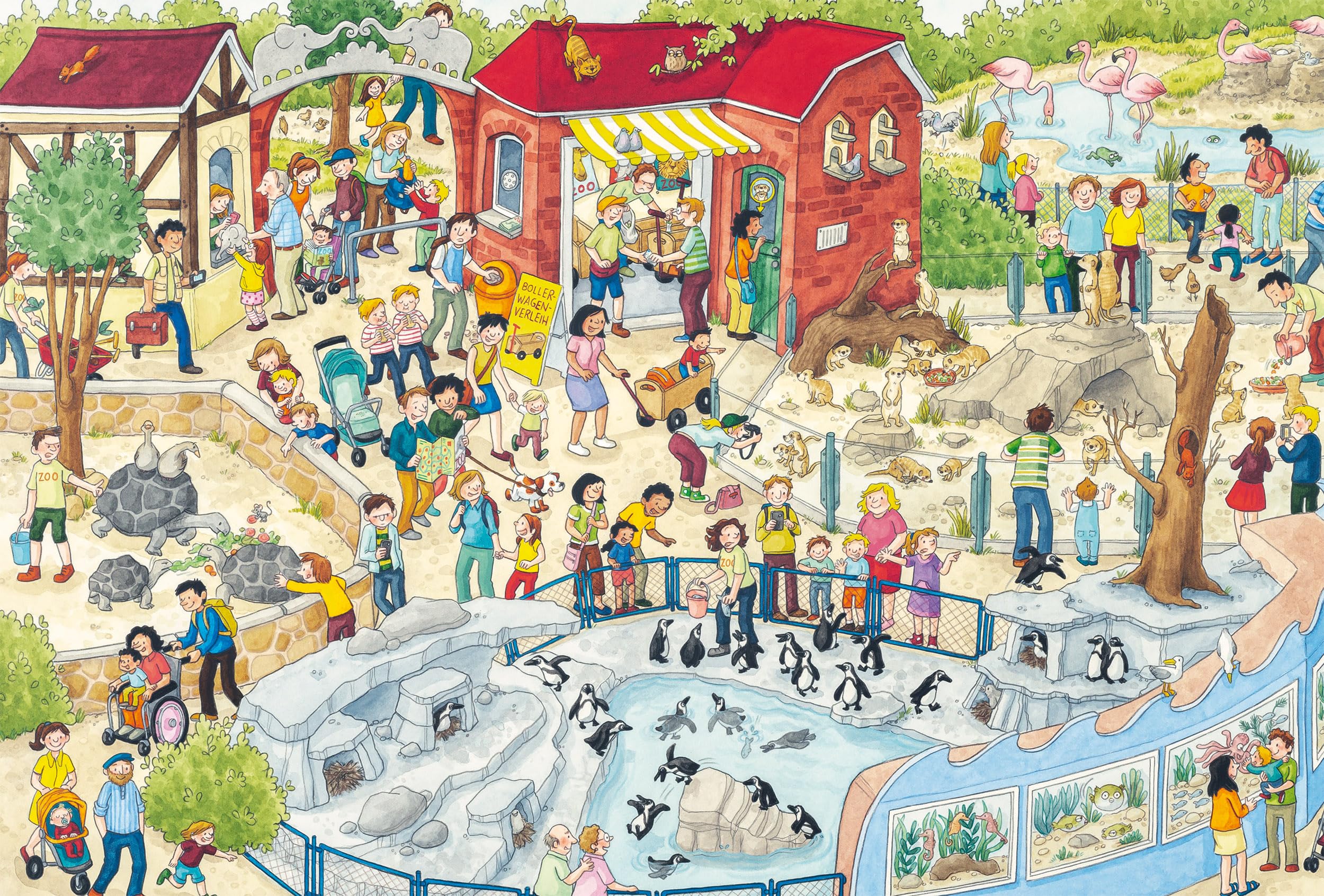 schmidt-spiele-spa-im-zoo-kinderpuzzle-3x48-teile image 5