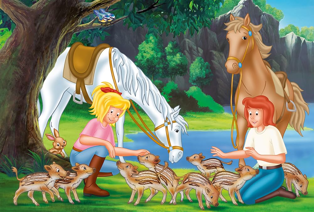 schmidt-spiele-bibi-tina-kinderpuzzle-150-teile-steinbruch image 1