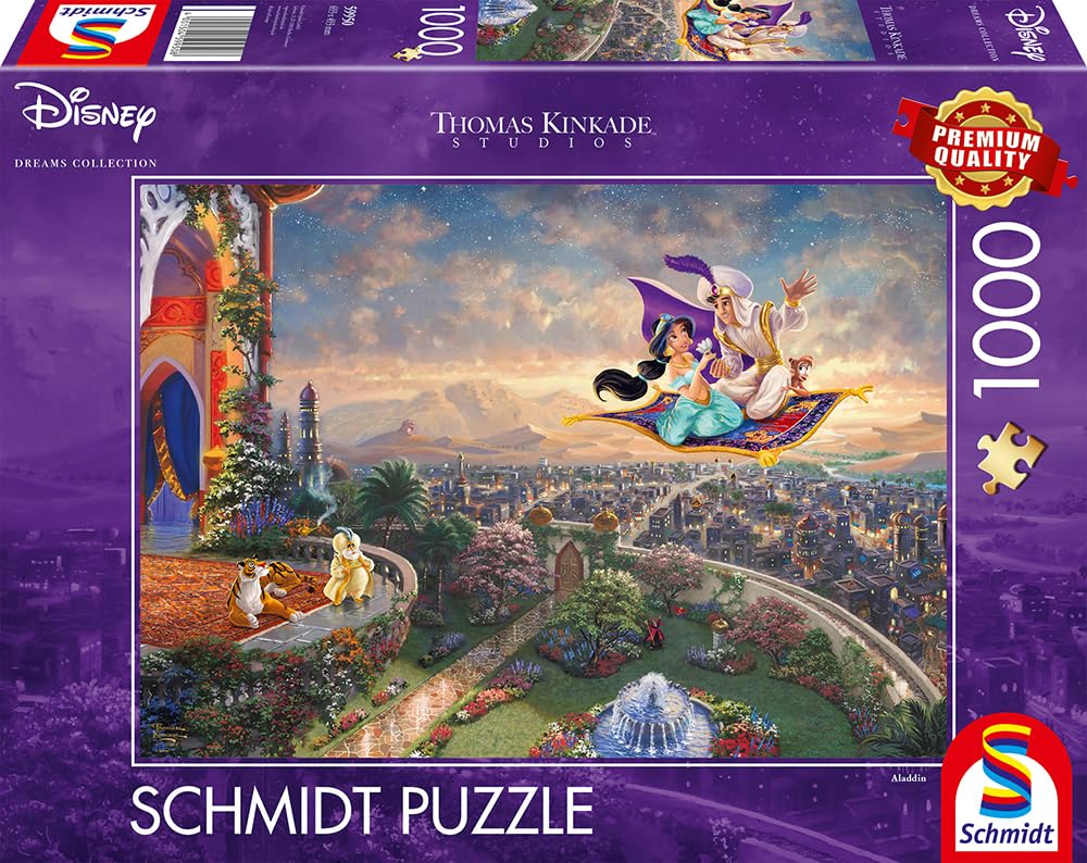 schmidt-spiele-59950-thomas-kinkade-disney-aladdin-puzzle-1000-teile image 4