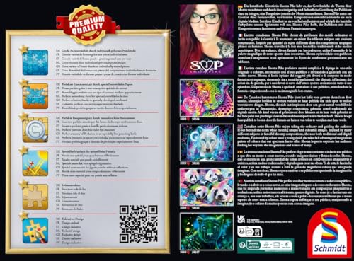 schmidt-spiele-my-artnoble-58515-puzzle-1000-teile-neon-arktis-wolf image 8
