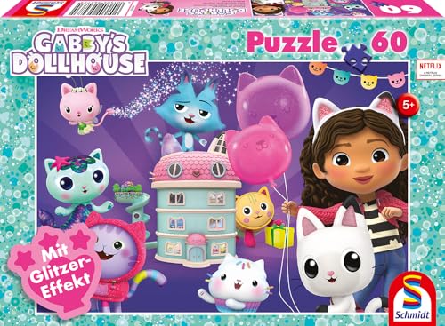 schmidt-gabby-s-dollhouse-puzzle-geburtstagsfeier-60-teile-glitzer image 8