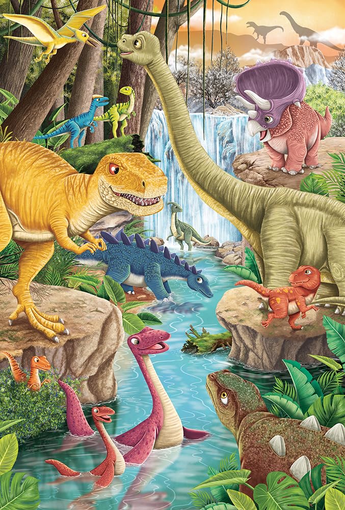 schmidt-spiele-56465-spa-mit-dinosauriern-kinderpuzzle-3x24-teile image 5