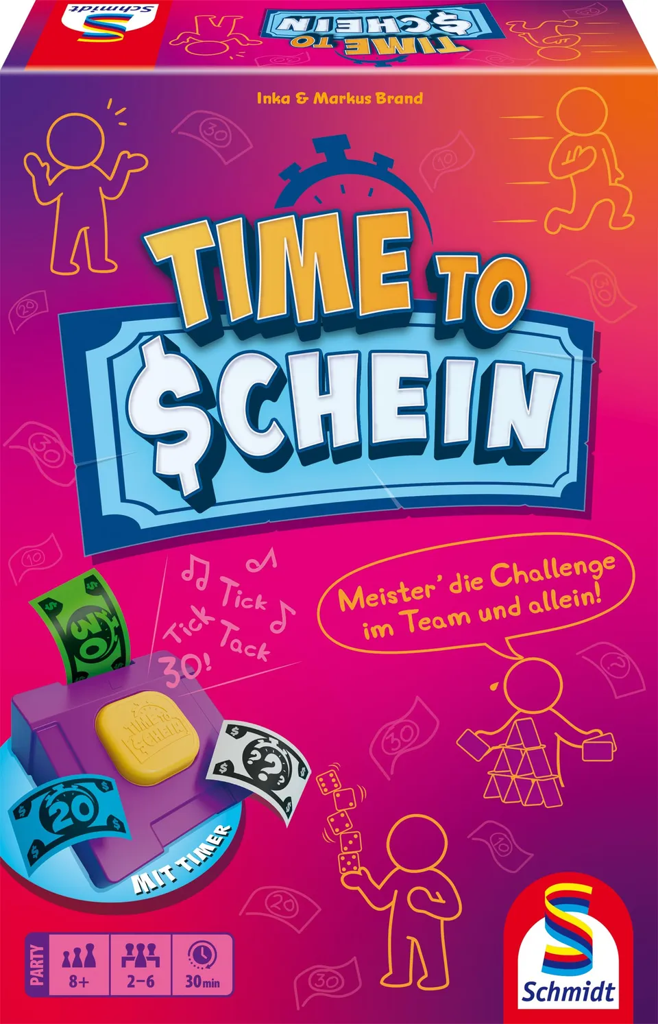 schmidt-spiele-49483-time-to-schein-ratespiel-2-6-spieler-ab-8 image 1