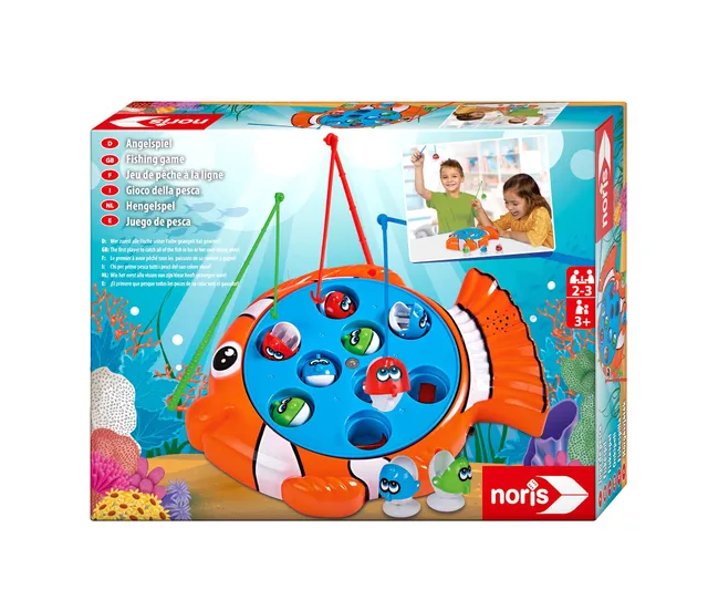 noris-deluxe-angelspiel-magnetangeln-ab-3-jahren-9-fische image 1