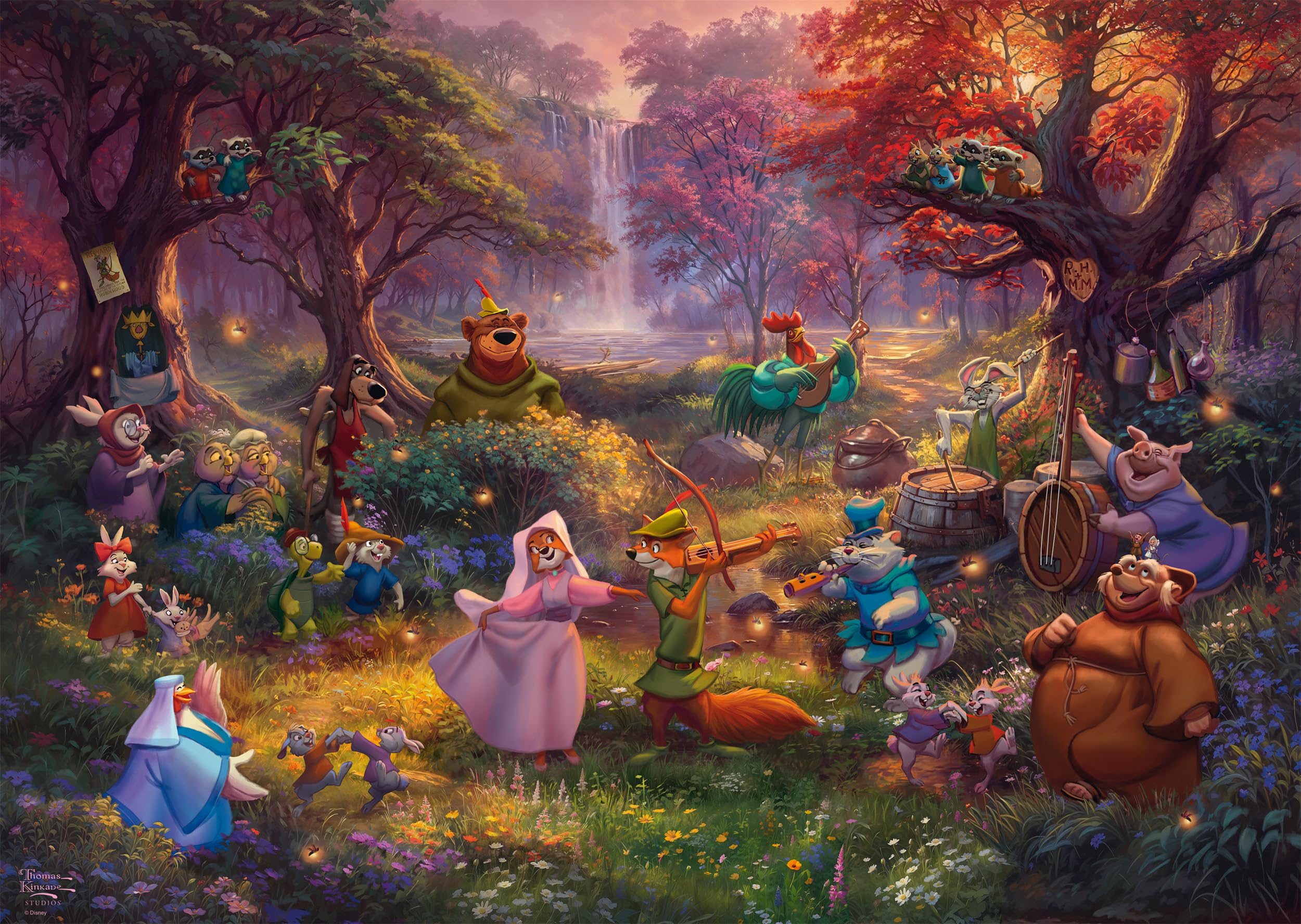 schmidt-thomas-kinkade-disney-robin-hood-puzzle-1000-teile image 4