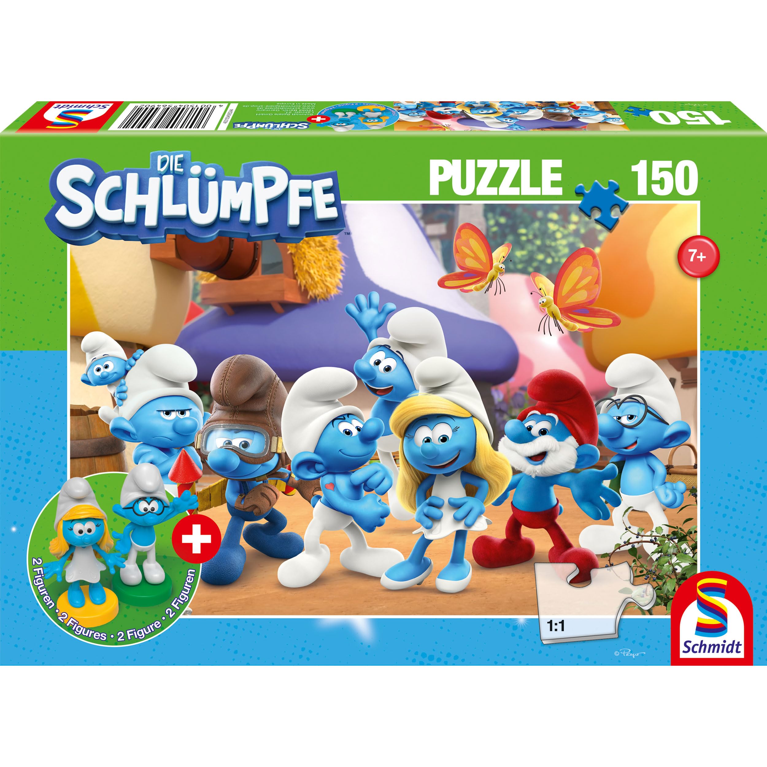 schmidt-spiele-die-schl-mpfe-freunde-puzzle-150-teile-2-figuren image 1