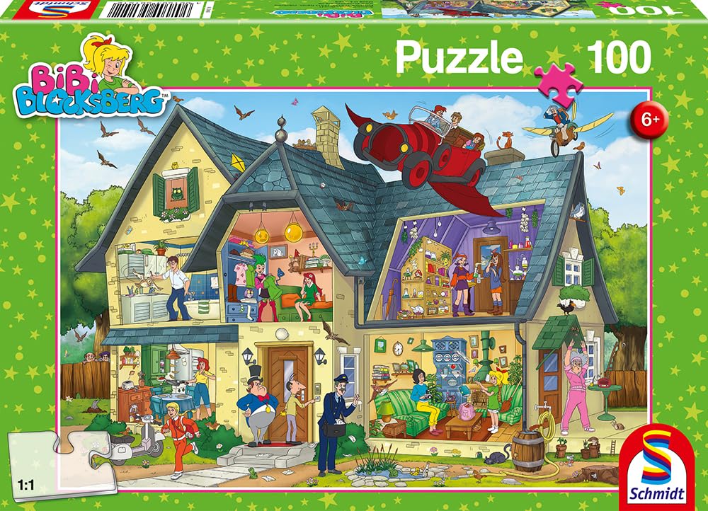 schmidt-bibi-blocksberg-56151-kinderpuzzle-100-teile-blocksbergs image 4