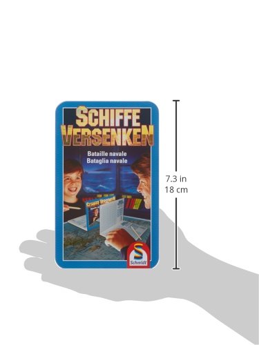 schmidt-classic-line-schiffe-versenken-reisespiel-metalldose-2-spieler image 5