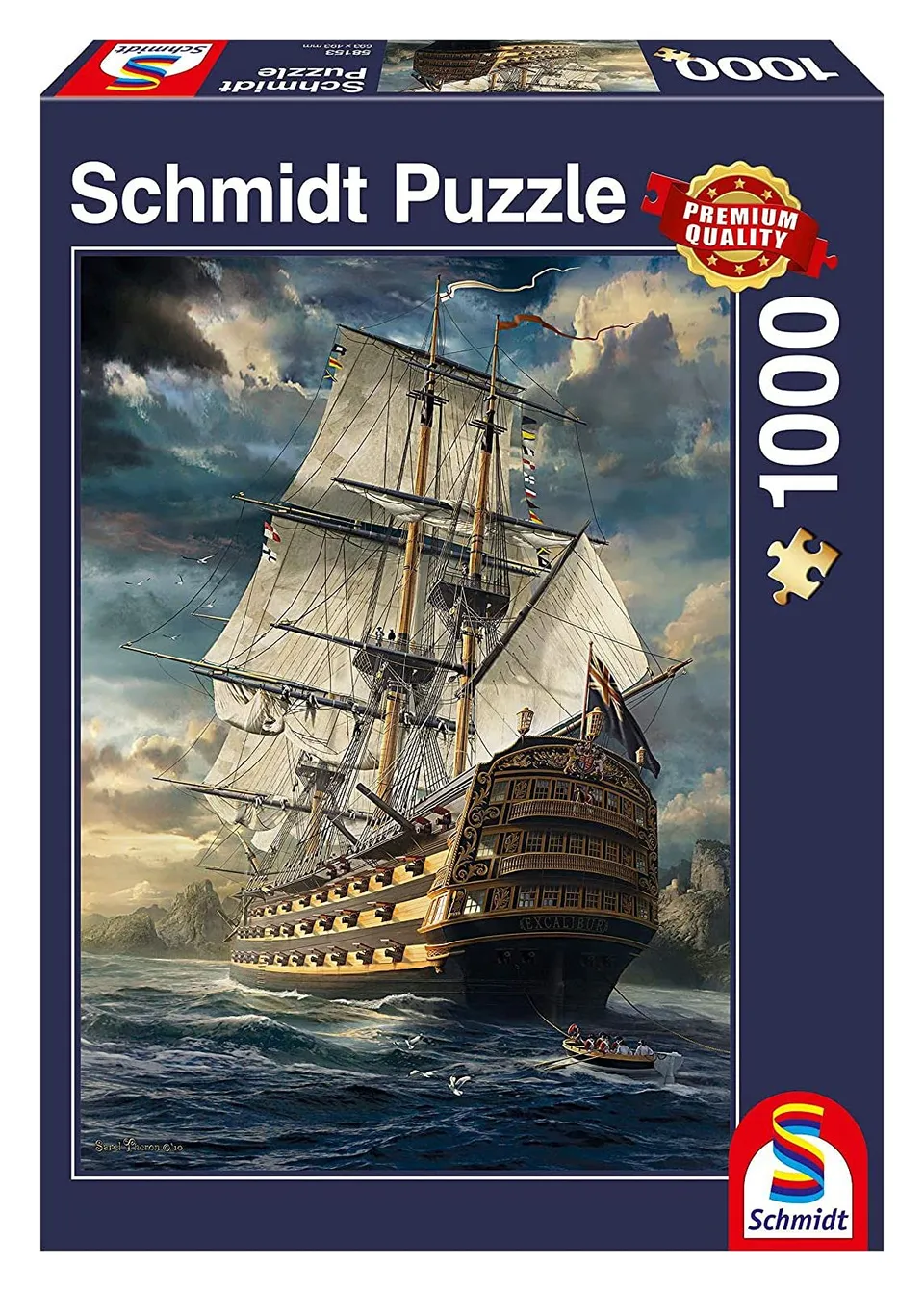 schmidt-spiele-thomas-kinkade-segel-gesetzt-puzzle-1000-teile-ab-12 image 1