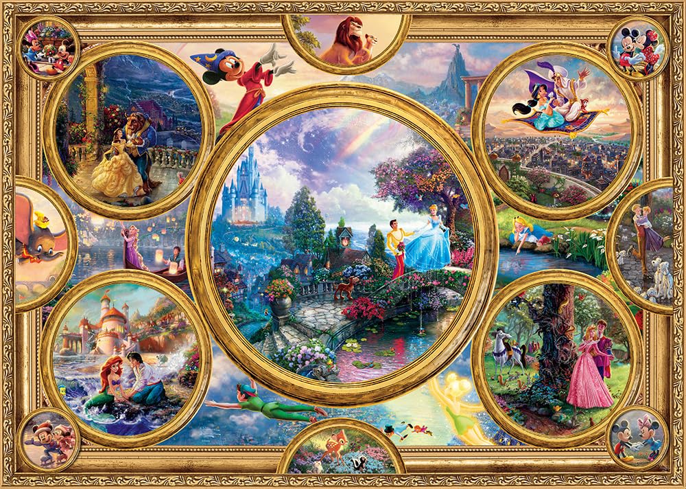 schmidt-spiele-thomas-kinkade-disney-dreams-59607-puzzle-2000-teile image 1